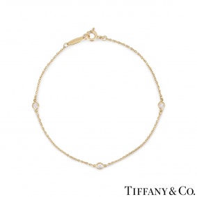 Tiffany & Co. Yellow Gold Diamond Elsa Peretti Bracelet Tiffany & Co. Yellow Gold Diamond Elsa Peretti Bracelet